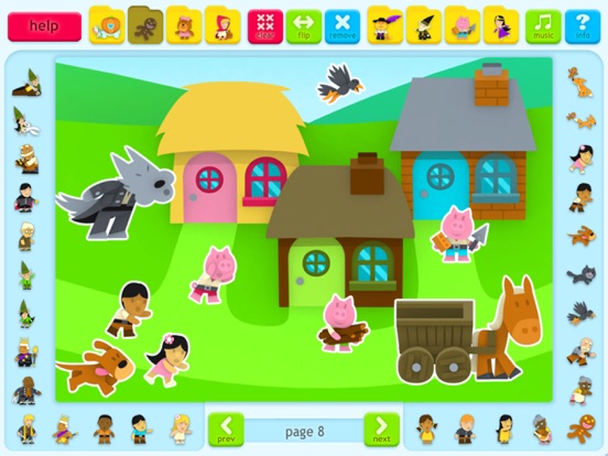 Screenshot #4 pour Fairy Tales Sticker Book