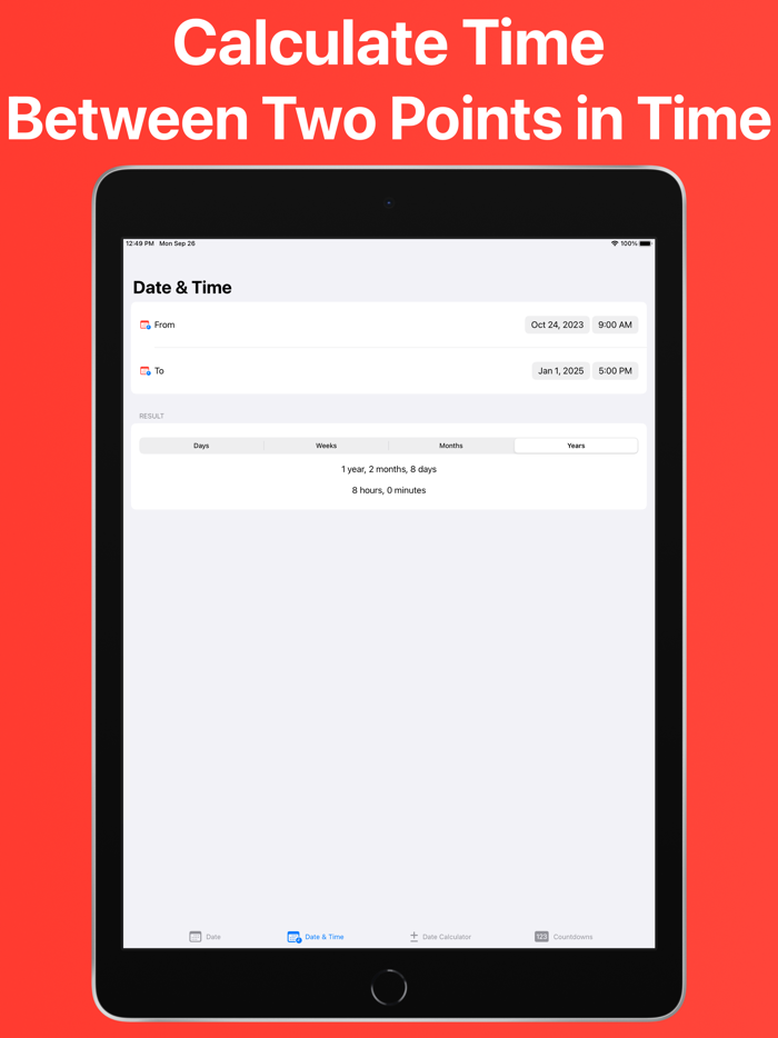 Days - Countdown Widget