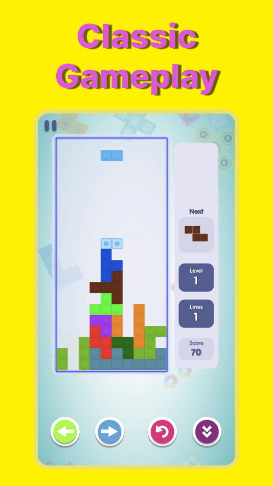 #4. Retro Blocks Puzzle : Peconi (iOS) 由: Peconi Technology Co., Ltd.
