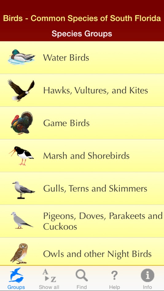 Birds of South Florida - 2.1.3 - (iOS)