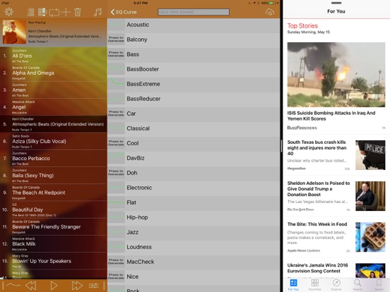 Equalizer iPad app afbeelding 5