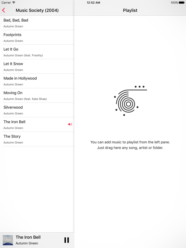 ‎Glazba – Music Player Screenshot