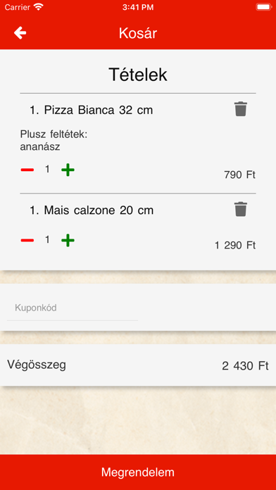 NaPizza Pécs Screenshot