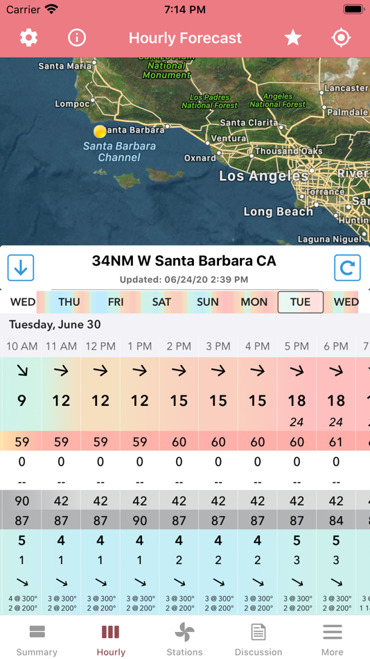 #2. Wind Speed Forecast App (iOS) 由: LW Brands, LLC