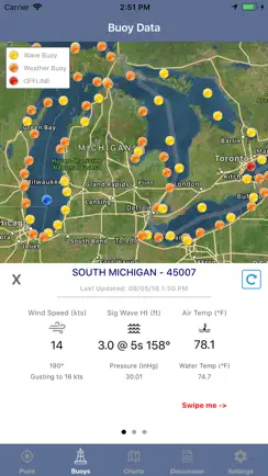 Great Lakes Boating Weather iPhone image 1