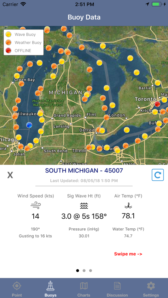 Great Lakes Boating Weather - 1.2 - (iOS)