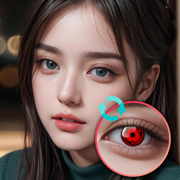 Red eye corrector : Eye lense