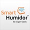 The My Smart Humidor App is used with Cigar Oasis 3