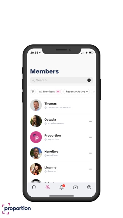 Proportion Global Community Screenshot
