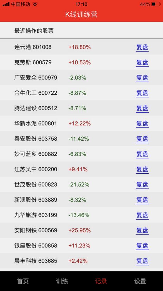 #8. K线训练营 - 炒股技术训练工具 (iOS) 作者: 庆辉 宋