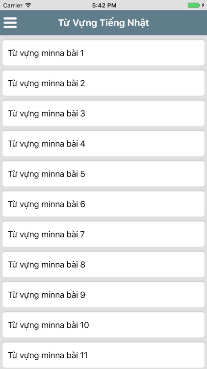 50 Bài Từ Vựng Tiếng Nhật