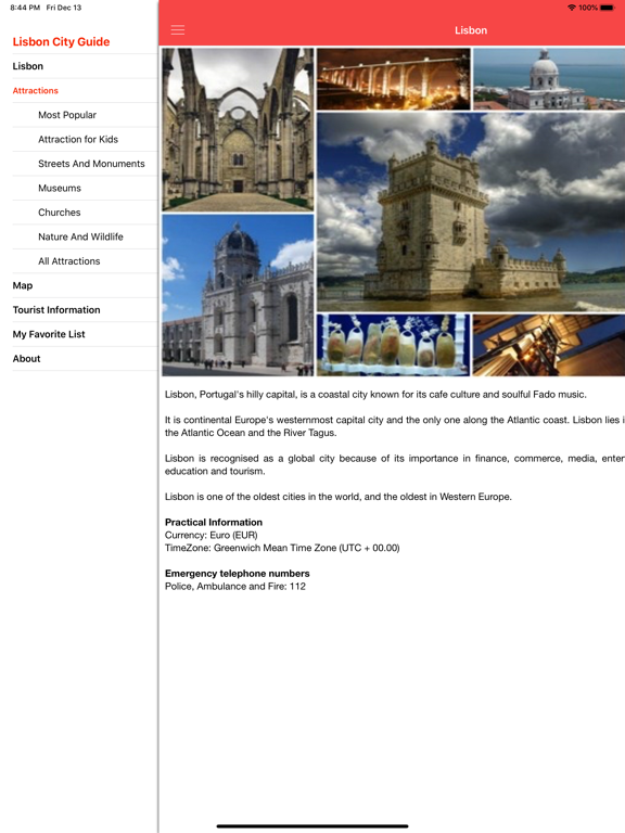 Screenshot #5 pour Lisbon City Guide