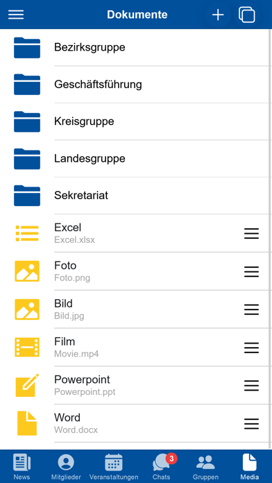 Lions-App Screenshot