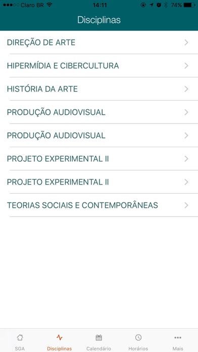 PUC Minas Mobile Screenshot