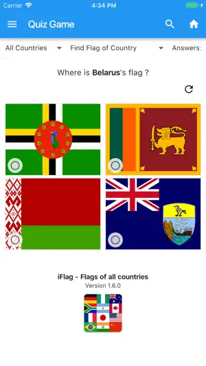 iFlag - Learn world flags screenshot 1