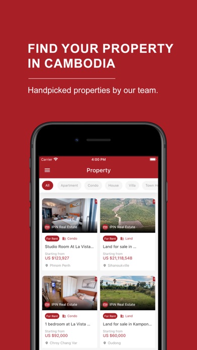 IPIN Real Estate Screenshot