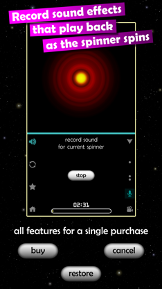 Cosmic Fidget Spinner screenshot 5