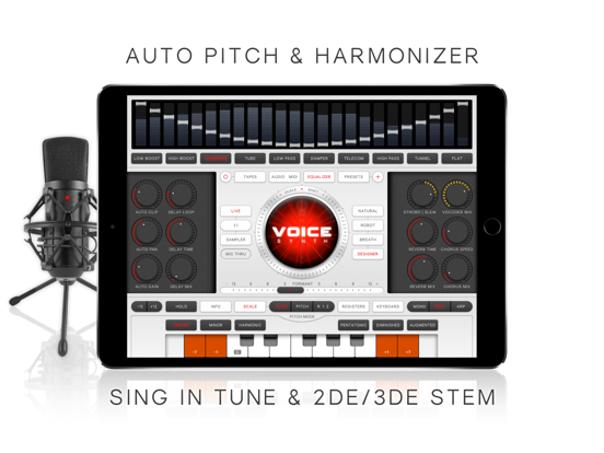 Voice Synth Modular iPad app afbeelding 2