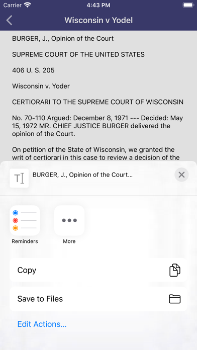 Supreme Court Decisions Screenshot