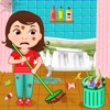 Baby Girl House Cleaning icon