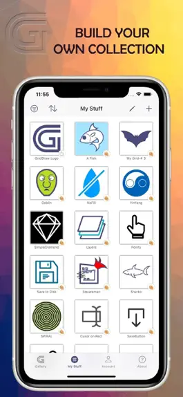 Game screenshot Grid Draw- Logo & Icon Creator hack