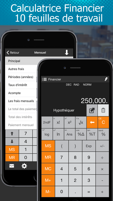 Screenshot #2 pour Calc Pro - Dix calculatrices