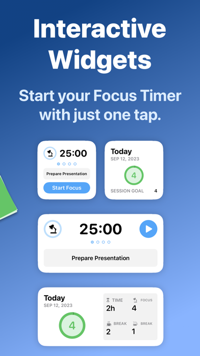 Focus - Timer for Productivity Screenshot