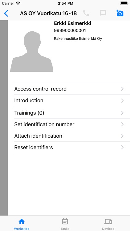 Entré työmaajärjestelmä screenshot-3