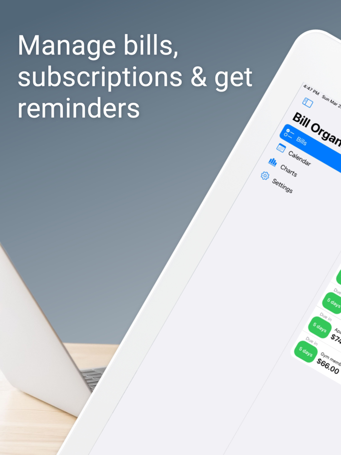 Bill Organizer and Tracker