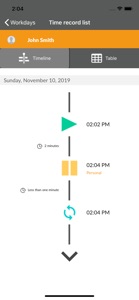 Bixpe Worktime Tracking screenshot #3 for iPhone