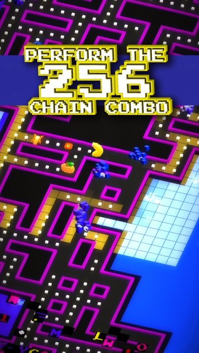 Screenshot from PAC-MAN 256 - Arcade Run