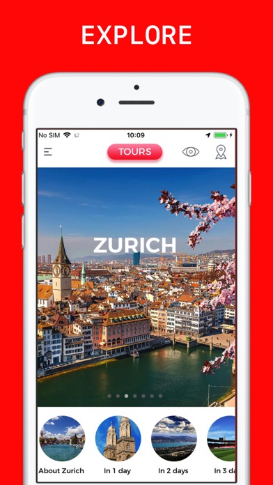 Zurich Travel Guide . Screenshot