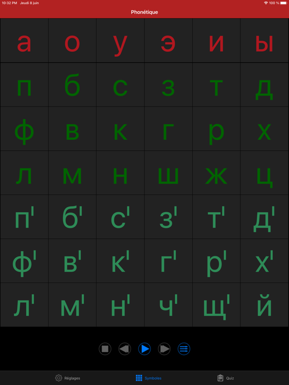 Screenshot #4 pour Prononciation russe