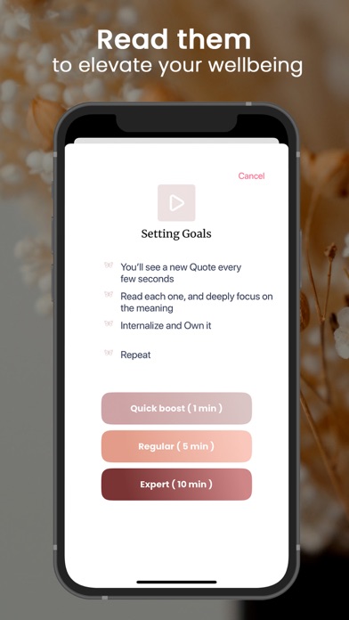 Motivation App - Daily quotes Screenshot