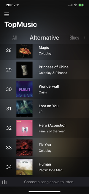 ‎TopMusicSearch Screenshot