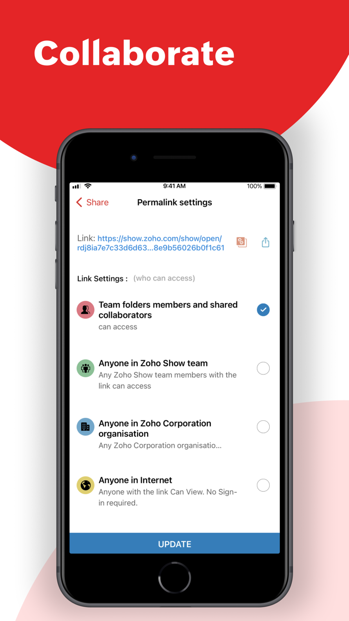 Zoho Show Presentation Maker