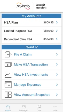 Paylocity Benefit Account iPhone image 4