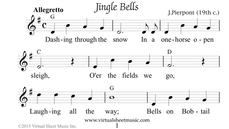 VSM Christmas Sheet Music