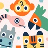 Animal sounds & names for kids icon