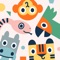 A beautifully illustrated and animated learning game with human-acted sounds