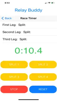 relay buddy race timer iphone screenshot 4