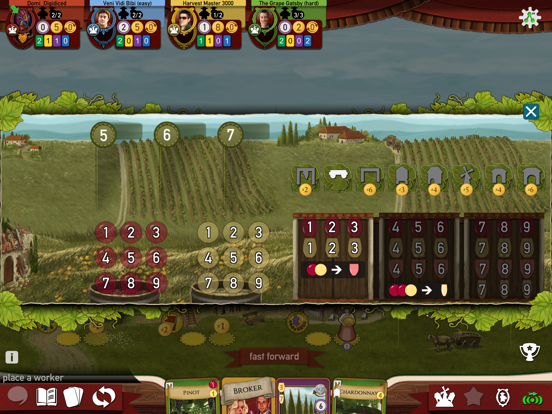 Viticulture iPad app afbeelding 4