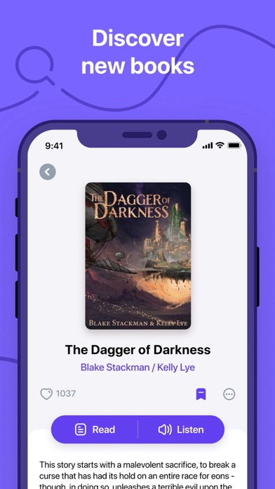 Fictionate.me: Audiobooks Screenshot