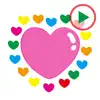 Heart Animation 1 Sticker App Delete