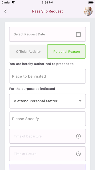 HRIS MSC Mobile Screenshot