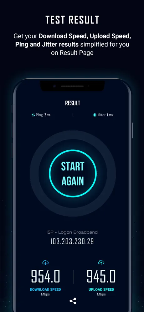 Internet Speed Test –FiberTest