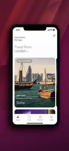 Screenshot 2 Qatar Airways iphone