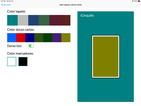 iCinquillo iPad screenshot