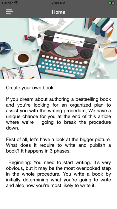 Write a Book: New Writer Guide Screenshot