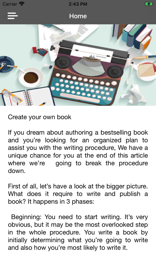 #1. Write a Book: New Writer Guide (iOS) 由: yoav fael